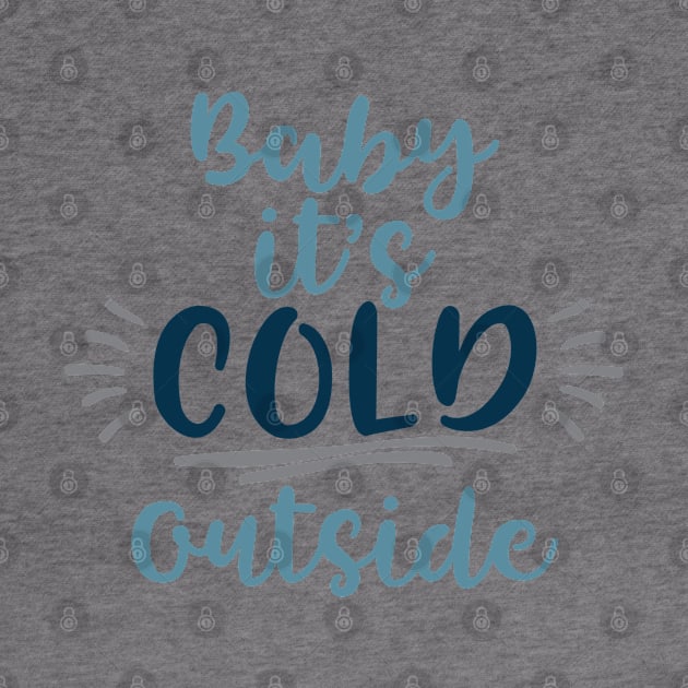 Baby it's cold outside by Peach Lily Rainbow